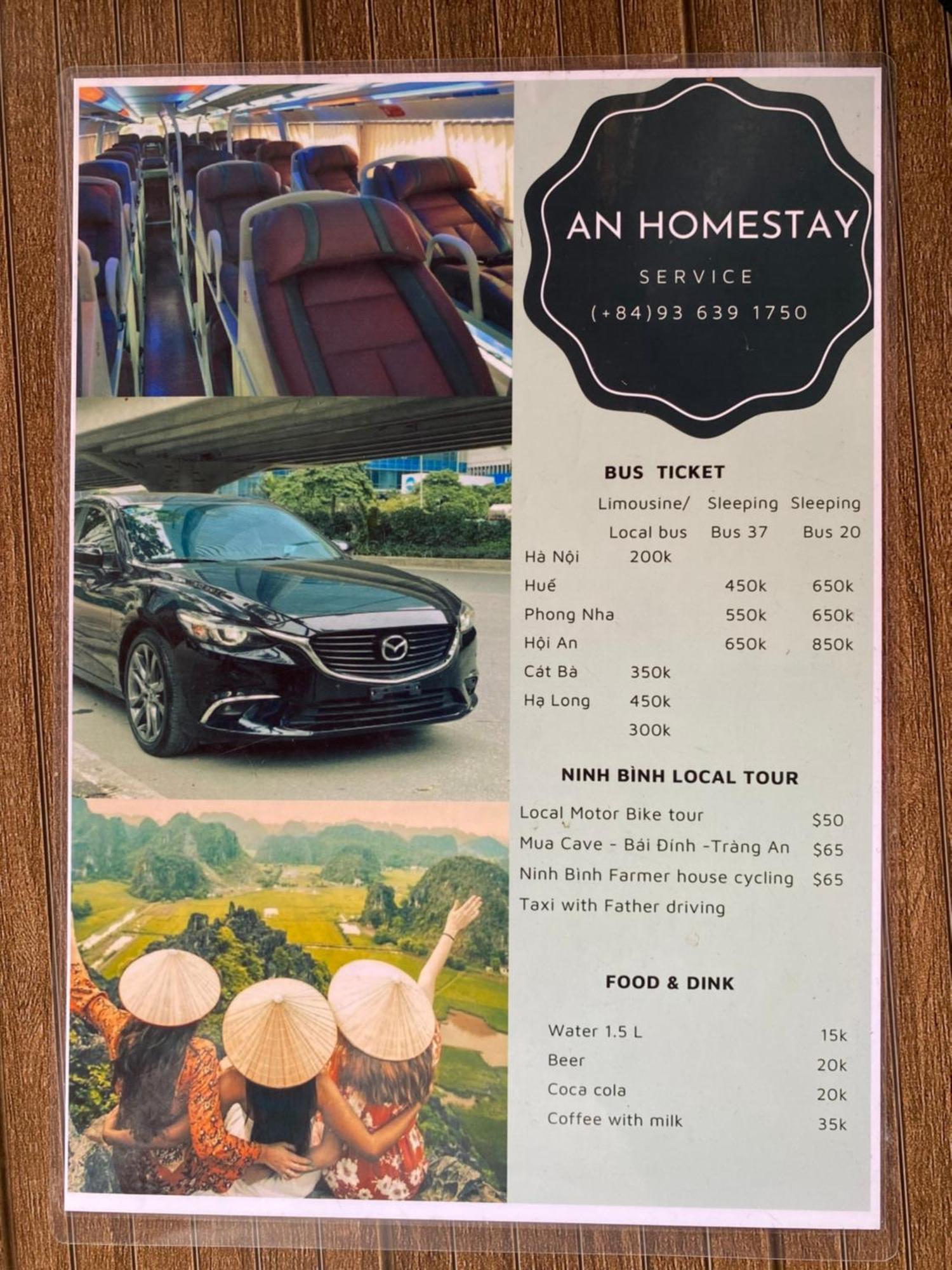 An Homestay Tam Coc Ninh Bình Kültér fotó